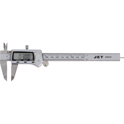 JET 310131 JEDC-6 Compas d'&eacute;paisseur num&eacute;rique premi&egrave;re qualit&eacute;, 0" - 6" (0 mm - 150 mm) gamme de mesure