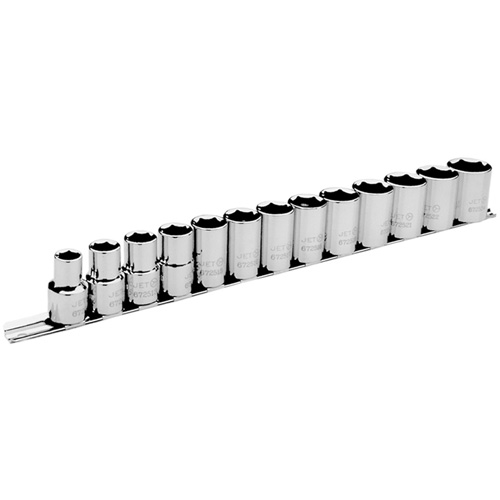 JET 601312 Metric Socket Set, 13 Pcs, 1/2" Drive Size