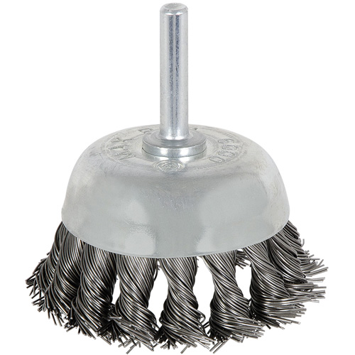 JET 550802 8046 Shaft Mounted Knot Twisted Cup Brush, 1-1/8" Dia.