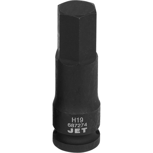 JET 687274 Foret &agrave; chocs, Hexagonale, 19 mm x Prise 1/2"