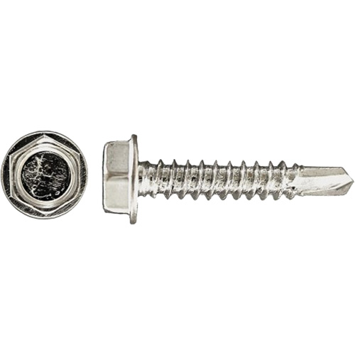 Paulin 232-101 Vis taraud&eacute;es hex HD Drill-X 100 mcx, #12 dia., 1-1/4" lo, Zingu&eacute;