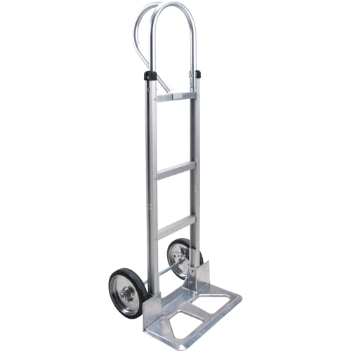 KLETON MN027 Knocked Down Hand Truck, P-Handle Handle, Aluminum, 52-1/8" Height, 500 lbs. Capacity