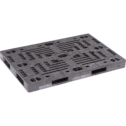 Orbis 48X72CIISF-BLK Palettes empilables extra longues, Acc&egrave;s de Quatre c&ocirc;t&eacute;s, 72" lo x 48" la x 5-4/5" h