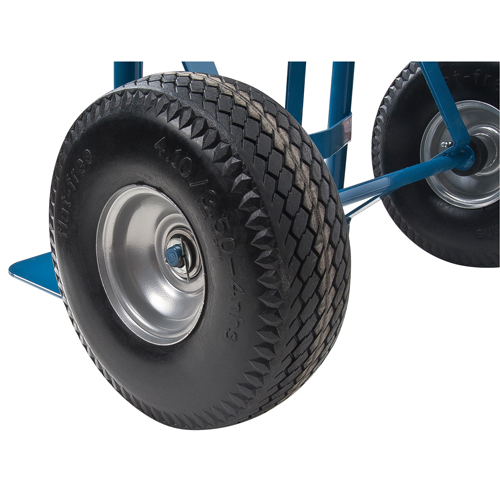 KLETON MN389 Diable enti&egrave;rement soud&eacute;, Prise Double, Acier, Hauteur de 46", Capacit&eacute; 600 lb