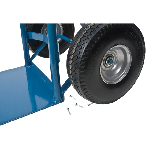 KLETON MN389 Diable enti&egrave;rement soud&eacute;, Prise Double, Acier, Hauteur de 46", Capacit&eacute; 600 lb