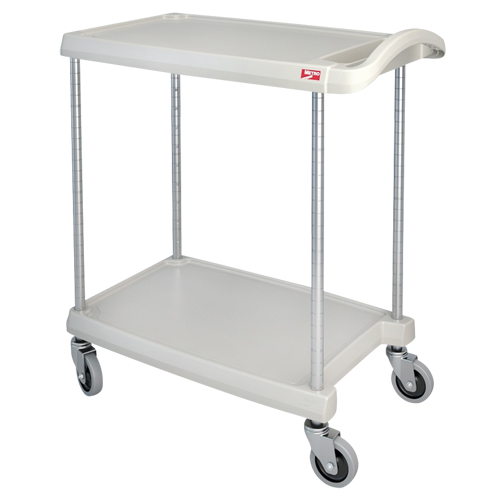 Metropolitan Wire MY1627-24G myCart Utility Cart, 2 Tiers, 16" x 35-1/2" x 27", 300 lbs. Capacity