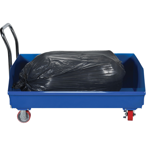 Vestil SLPT-33 Basculeur ouvert, Acier, 1/3 vg³, Bleu