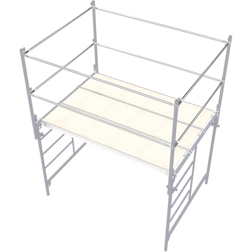 Metaltech M-MGR7 Accessoires pour &eacute;chafaudage - Barre de retenue, Barre de retenue, 2" la x 84" h