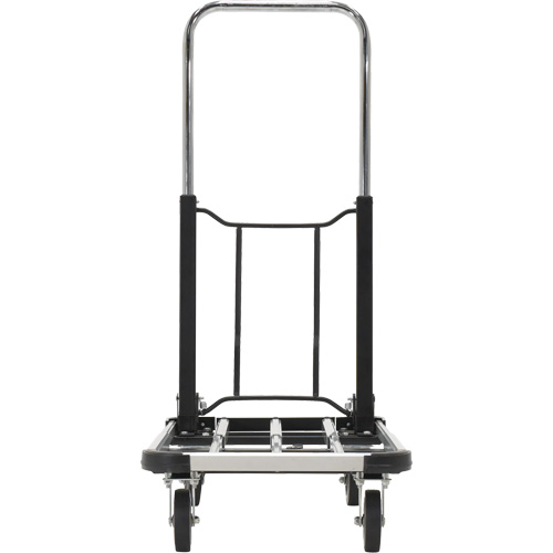 Vestil FAPT-1628 Chariot &agrave; plateforme repliable, Acier inoxydable, 300 lb, 28" lo x 16" la, Hauteur 33-1/2"