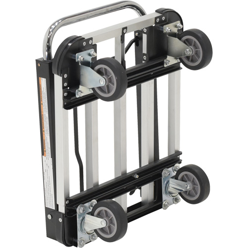 Vestil FAPT-1628 Chariot &agrave; plateforme repliable, Acier inoxydable, 300 lb, 28" lo x 16" la, Hauteur 33-1/2"