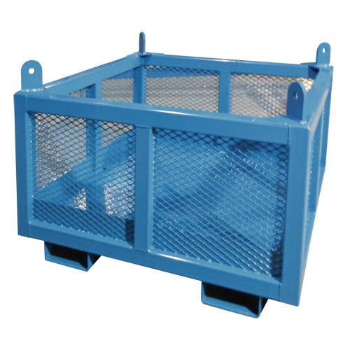 Muscle Mate MMB-2000 Material Handling Basket, 24" H x 48" W x 48" D, 2000 lbs. Capacity