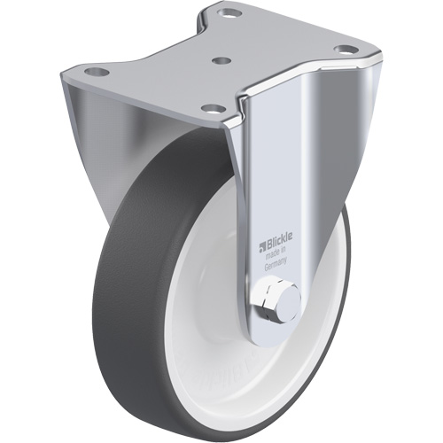 Blickle BH-POTH 160R Caster, Rigid, 6-5/16" (160.3375 mm), Polyurethane, 1210 lbs. (550 kg.)