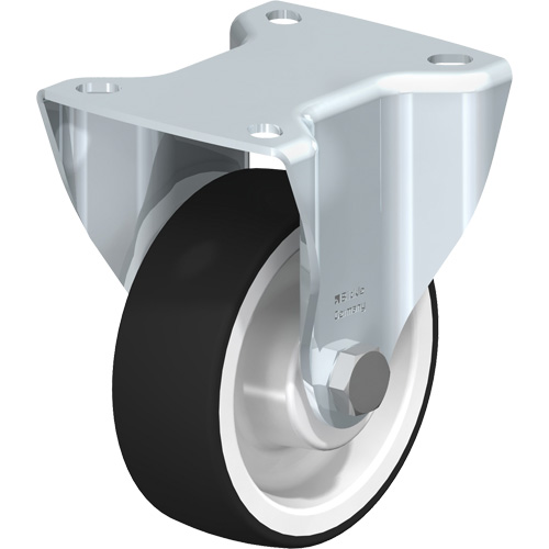Blickle BK-POTH 100R-1 Caster, Rigid, 4" (101.6 mm), Polyurethane, 440 lbs. (199.58 kg.)