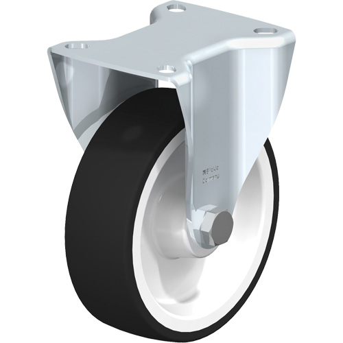 Blickle BK-POTH 125R-1 Caster, Rigid, 5" (127 mm), Polyurethane, 600 lbs. (272 kg.)