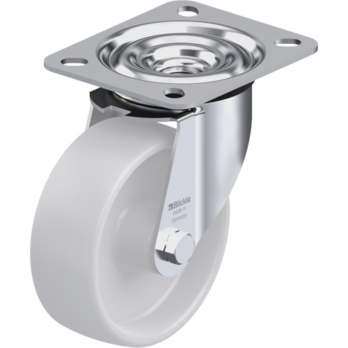Blickle LE-PO 100G Caster, Swivel, 4" (101.6 mm), Nylon, 330 lbs. (150 kg.)