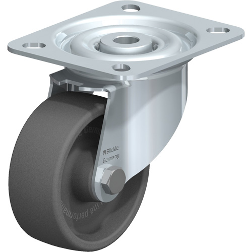 Blickle LI-POHI 81G Roulette, Pivotant, 3-1/8" (79,5 mm), Thermoplastique r&eacute;sistant &agrave; la chaleur, 330 lb (150 kg)