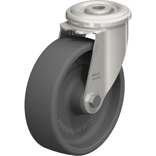 Blickle LIXR-POHI 125G Heat-Resistant Thermoplastic Caster, Swivel, 5" Dia., 330 lbs. (149.685 kg.) Capacity