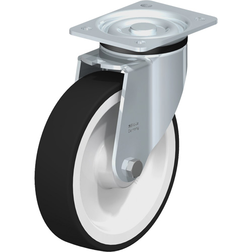 Blickle LK-POTH 200R Roulette, Pivotant, 7-7/8" (200 mm), Polyur&eacute;thane, 1320 lb (598,7419 kg)