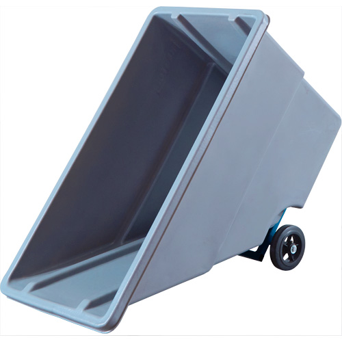 KLETON MN980 Chariot basculeur en acier, Poly&eacute;thyl&egrave;ne, 0,625 vg³, Capacit&eacute; de charge de 500 lb