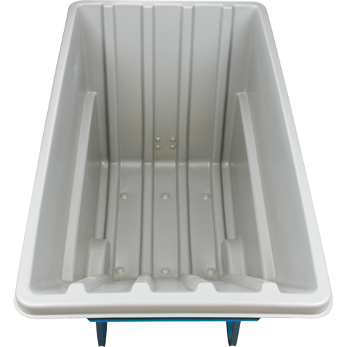 KLETON MN983 Tilt Truck, Polyethylene, 1.1 cu. yd., 2000 lbs. Load Capacity