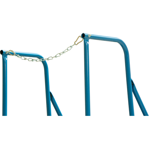 KLETON MO012 Escabeau roulant avec rails pour acc&egrave;s &agrave; une remorque, 6 marches, Largeur de la marche 22", Hauteur de la plateforme 55", Acier