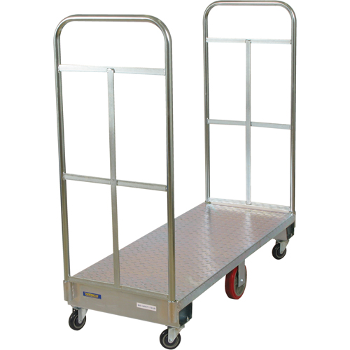 Wesco 273295 Chariot &agrave; plateforme U-Boat, 60" lo x 24" la x Capacit&eacute; 1750 lb, Roues en Polyur&eacute;thane