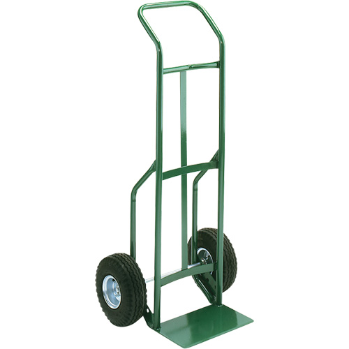 Wesco 210460 Standard Duty Hand Truck - 656-P, Continuous Handle, Steel, 49" Height, 600 lbs. Capacity