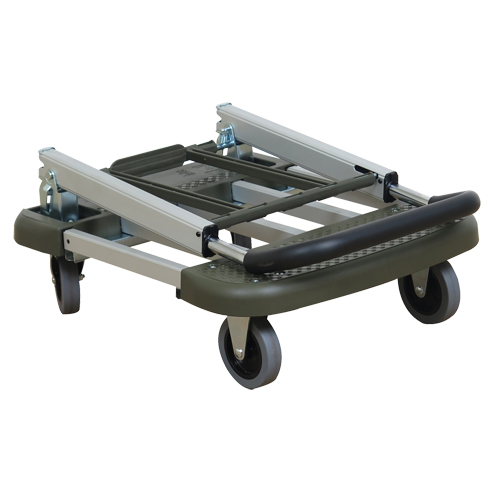 Wesco 272048 Telefolding Platform Truck, Aluminum, 330 lbs., 29-1/2" L x 17-1/2" W, 36-1/2" High