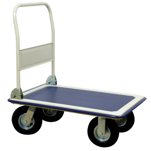 Wesco 272235 Chariot &agrave; plateforme avec poign&eacute;e pliante, Acier, 660 lb, 35" lo x 23" la, Hauteur 43,5"