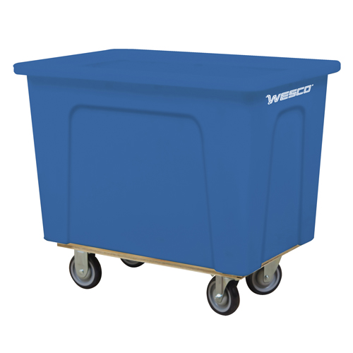 Wesco 272509 Box Truck, Polyethylene, 35" L x 24" W x 30" H, 10 cu. Ft. Volume, 450 lbs. Capacity