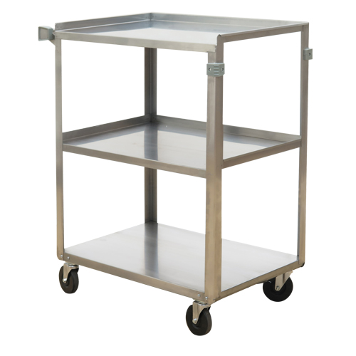 Wesco 260290 Chariots &agrave; tablette, 3 Tiers, 15-1/2" la x 32-1/8" h x 24" p, Capacit&eacute; 300 lb