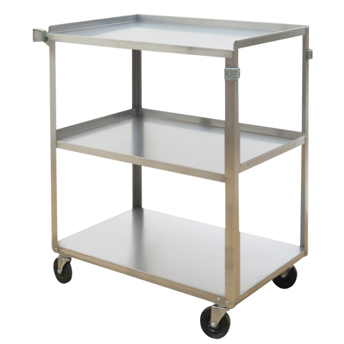 Wesco 260291 Chariots &agrave; tablette, 3 Tiers, 17-5/8" la x 33" h x 27-1/8" p, Capacit&eacute; 300 lb