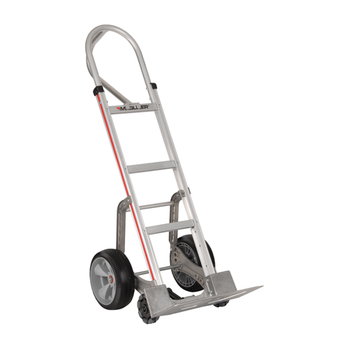 Magliner HRA15AUAE2A Self-Stabilizing Hand Truck, P-Handle Handle, Aluminum, 55'' Height, 500 lbs. Capacity