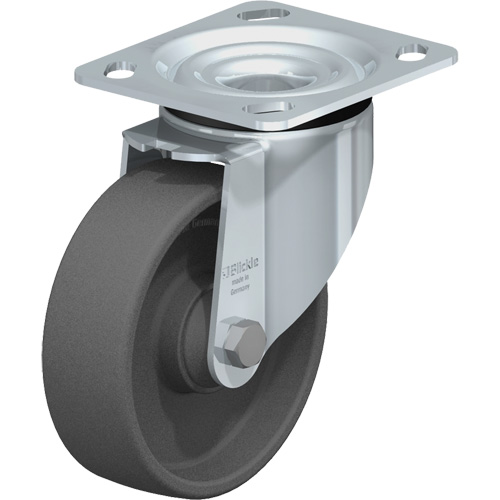 Blickle LK-POG 125KA-14 Impact-Resistant Caster, Swivel, 5" (127 mm), Nylon, 660 lbs. (300 kg.)