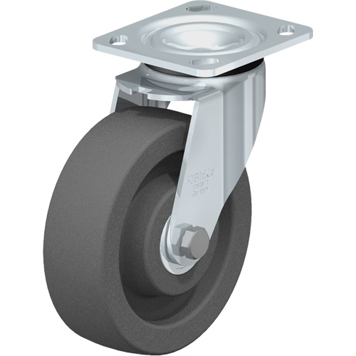 Blickle LEH-SPOG 160K-14 Roulette r&eacute;sistante aux chocs, Pivotant, 6-5/16" (160,3375 mm), Nylon, 1250 lb (567 kg)