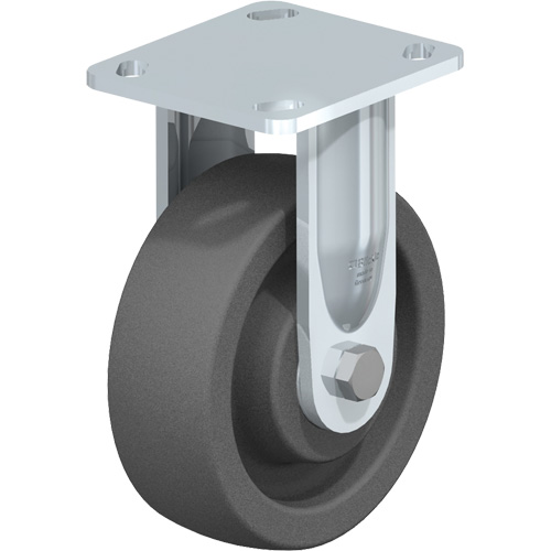 Blickle BEHS-SPOG 150K-14 Impact-Resistant Caster, Rigid, 6" (152.4 mm), Nylon, 1250 lbs. (567 kg.)