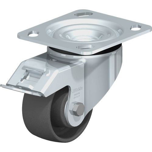 Blickle LK-POG 82K-14-FI Impact-Resistant Caster, Swivel with Brake, 3-1/8" (79.5 mm), Nylon, 350 lbs. (158.8 kg.)