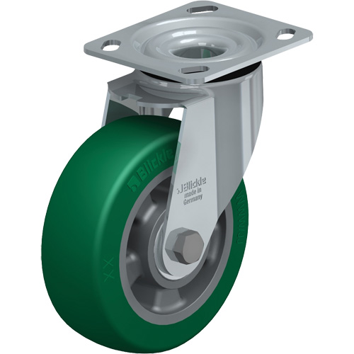Blickle LE-ALST 150K-14 High-Quality Caster, Swivel, 6" (152.4 mm), Polyurethane Elastomer, 660 lbs. (300 kg.)