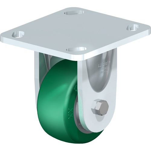 Blickle BKS-ALST 82K-14 High-Quality Caster, Rigid, 3-1/8" (79.5 mm), Polyurethane Elastomer, 505 lbs. (230 kg.)