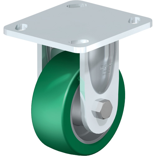 Blickle BKS-ALST 100K-14 Roulette de haute qualit&eacute;, Fixe, 4" (101,6 mm), &eacute;lastom&egrave;re de polyur&eacute;thane, 660 lb (300 kg)