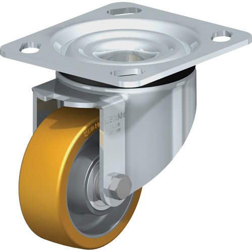 Blickle LK-ALTH 80K-14 Roulette de haute qualit&eacute;, Pivotant, 3-1/8" (79,5 mm), &eacute;lastom&egrave;re de polyur&eacute;thane, 395 lb (180 kg)