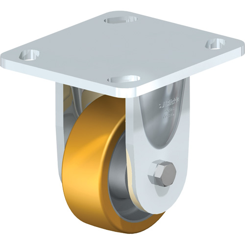 Blickle BKS-ALTH 80K-14 High-Quality Caster, Rigid, 3-1/8" (79.5 mm), Polyurethane Elastomer, 395 lbs. (180 kg.)