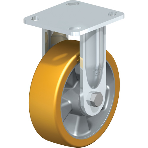 Blickle BES-ALTH 150K-14 High-Quality Caster, Rigid, 6" (152.4 mm), Polyurethane Elastomer, 660 lbs. (300 kg.)