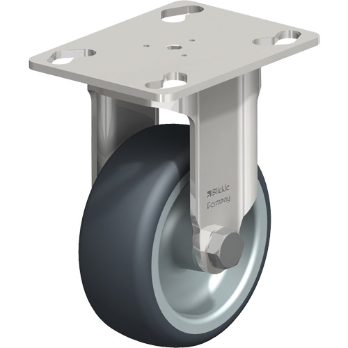 Blickle BKPXA-TPA 80G Caster, Rigid, 3-1/8" (79.5 mm), Thermoplastic Rubber-Elastomer, 220 lbs. (100 kg.)