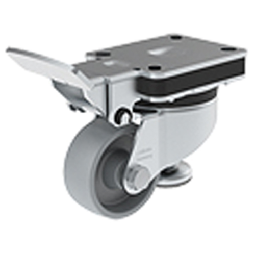 Blickle HRLK-SPO 75K Heavy-Pressed Caster, Swivel, 3" (76 mm), Steel, 660 lbs. (300 kg.)