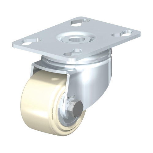Blickle LKPA-GSPO 50K Low-Profile Caster, Swivel, 2" (51 mm), Nylon, 330 lbs. (150 kg.)