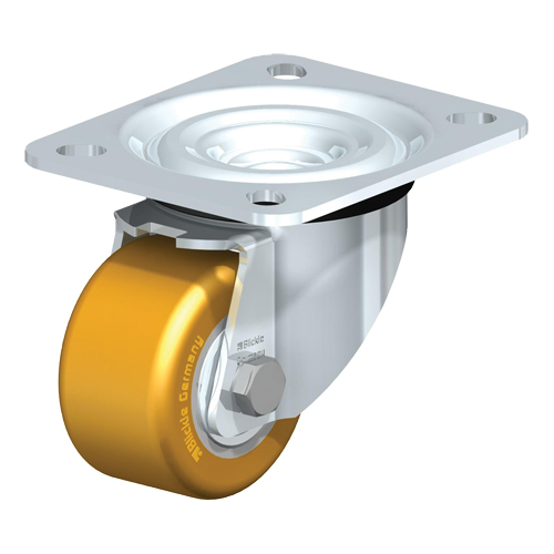 Blickle L-VSTH 60K Low-Profile Caster, Swivel, 2" (51 mm), Polyurethane, 440 lbs. (199.58 kg.)