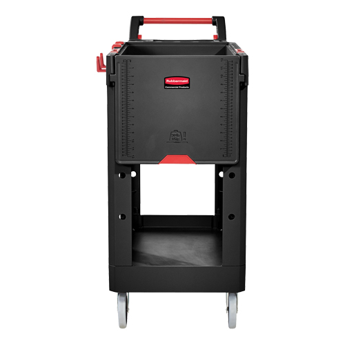 Rubbermaid 1997206 Heavy-Duty Adaptable Utility Cart, 2 Tiers, 17-3/4" x 36" x 46-1/5", 500 lbs. Capacity
