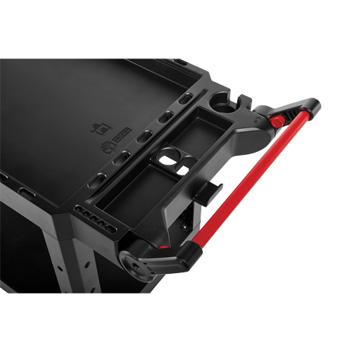Rubbermaid 1997208 Heavy-Duty Adaptable Utility Cart, 2 Tiers, 25-1/5" x 36" x 51-1/2", 500 lbs. Capacity