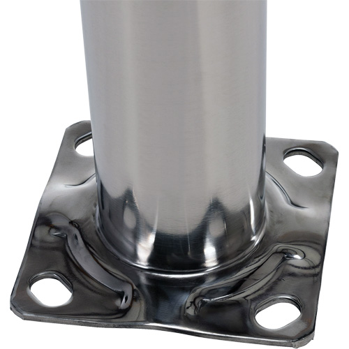 Vestil BOL-SS-36-4.5 Safety Bollard, Stainless Steel, 36" H x 8" W, Silver